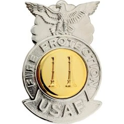 Promo 🔔 Ira Green, Inc Air Force Badge Fire Station Captain Mini Pin-on 🛒