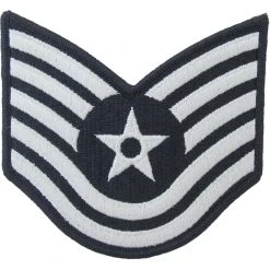 Promo 😉 Ira Green, Inc Air Force Technical Sergeant (TSgt) Blue Chevron Large Rank ⭐