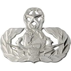Best Pirce 👍 Other Brands Air Force Master Cyberspace Support Badge, Mirror Finish, Regular Size 🤩
