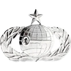 New 💯 Ira Green, Inc Air Force Senior Intelligence Badge, Pin-On, Mid-Size, Mirror Finish 🌟