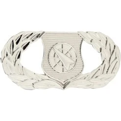 Hot Sale 👏 Ira Green, Inc Air Force Basic Weapons Controller Badge, Mirror Finish, Pin-On, Mid-Size 👍