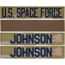Discount 🔔 Sayre Space Force Nametape Kit, 2 Name Tapes And 1 Branch Of Service Tape Hook & Loop ⌛
