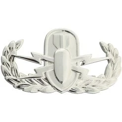 Best Sale 🔥 Other Brands Air Force Master Explosive Ordnance Disposal Badge, Mirror Finish, Regular Size 🛒