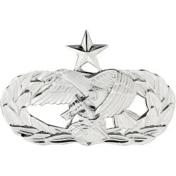 Promo 👏 Ira Green, Inc Air Force Senior Logistic Readiness Badge, Mirror Finish 🧨