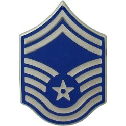 Best Sale 🎁 Other Brands Air Force SMSgt Metal Pin-On Rank 🔥