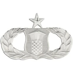 Outlet 🌟 Other Brands Air Force Master Air Traffic Controller Badge, Mirror Finish, Regular Size 🔥