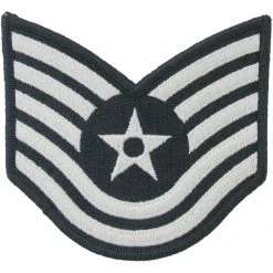 Budget 🔥 Ira Green, Inc Air Force Technical Sergeant (TSgt) Blue Chevron Small Rank 😉