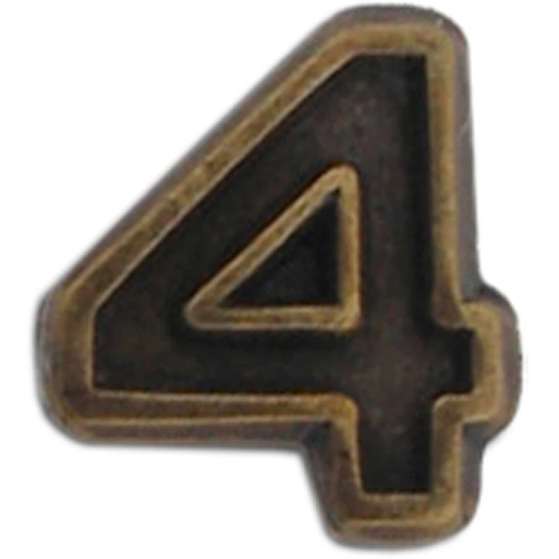 Top 10 βοΈ Other Brands Ribbon Attachments / Devices-Bronze Numeral 4, 3/16 In. π€©