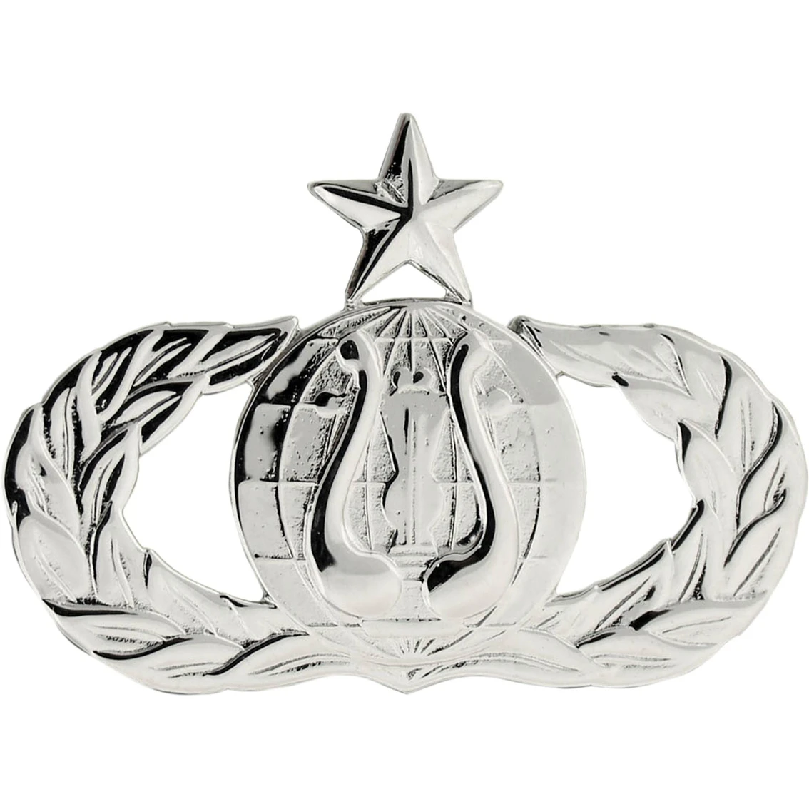 Cheap β¨ Other Brands Air Force Senior Band Badge, Mirror Finish, Regular Size π