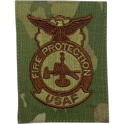 New 👏 Ira Green, Inc Air Force Fire Fighter Patch, Hook & Loop (OCP) 🎁