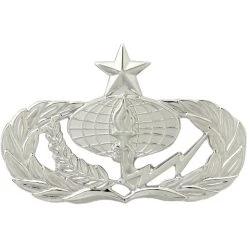 New 🧨 Other Brands Air Force Senior Services Badge, Mirror Finish, Regular Size 🔥