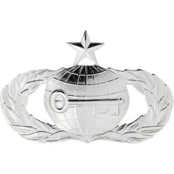 Coupon 🎁 Other Brands Air Force Senior Intelligence Badge, Mirror Finish, Regular Size ⌛