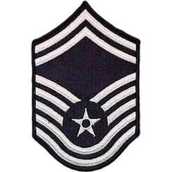 Promo ✨ Exchange Select Air Force SMSgt Blue Chevron Large Rank 🎁