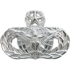Cheapest ✔️ Ira Green, Inc Air Force Master Force Protection Badge, Mirror Finish, Pin-On, Mid-Size 🎉